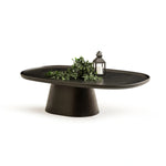 Moro koleksiyonu - Siyah boyalý mdf tabla ve ayaklı dikdörtgen orta sehpa