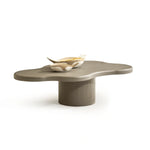 Nebula koleksiyonu - Antrasit beton kaplama mdf tabla ve ayaklı amorf orta sehpa